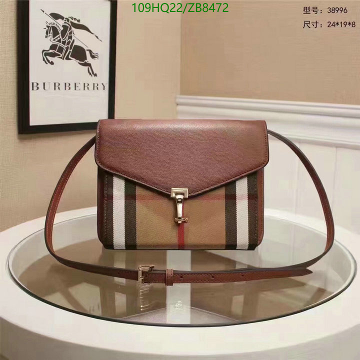 Burberry Bag-(4A)-Diagonal-,Code: ZB8472,$: 105USD