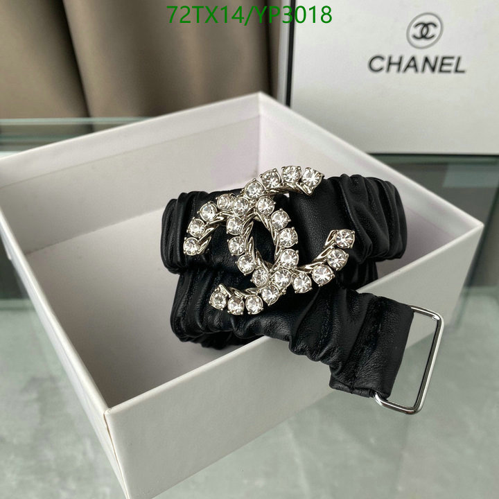 Belts-Chanel,Code: YP3018,$: 72USD