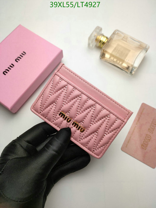 Miu Miu Bag-(4A)-Wallet-,Code: LT4927,$: 39USD