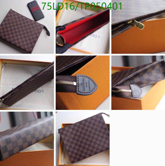 LV Bags-(Mirror)-Wallet-,Code: TP050401,$: 75USD