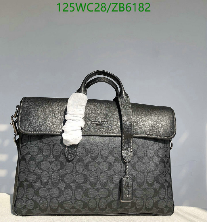 Coach Bag-(4A)-Handbag-,Code: ZB6182,$: 125USD