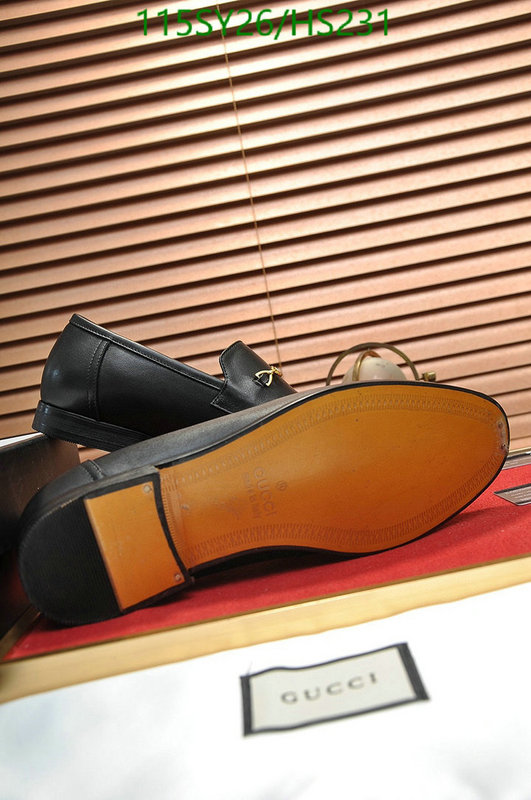 Men shoes-Gucci, Code: HS231,$: 115USD