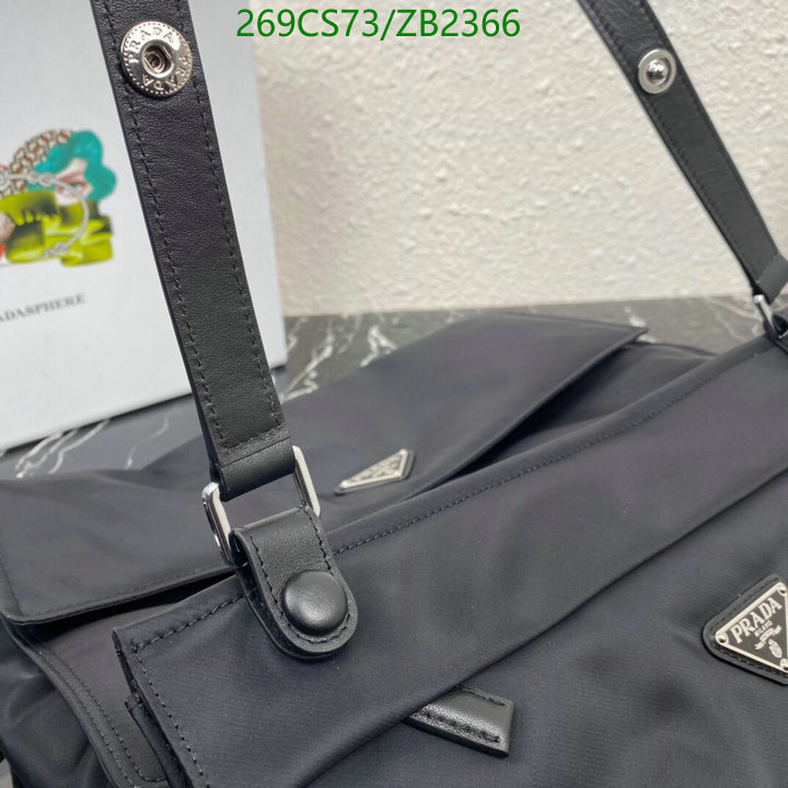 Prada Bag-(Mirror)-Diagonal-,Code: ZB2366,$: 269USD