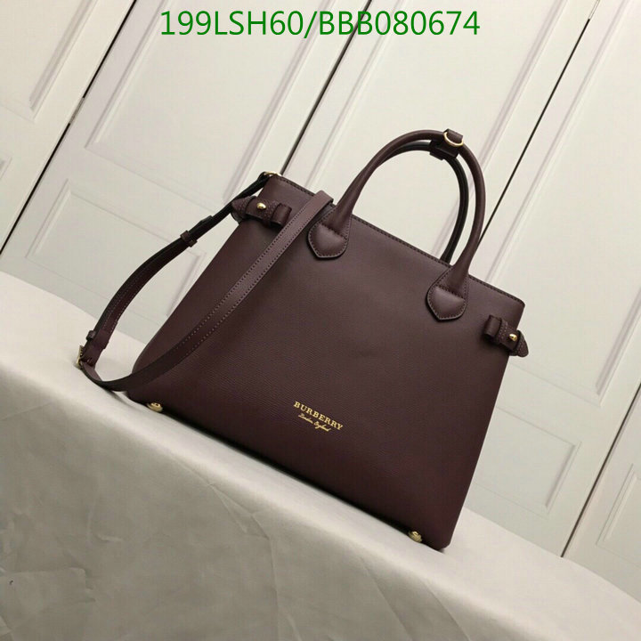 Burberry Bag-(Mirror)-Handbag-,Code: BBB080674,$:199USD