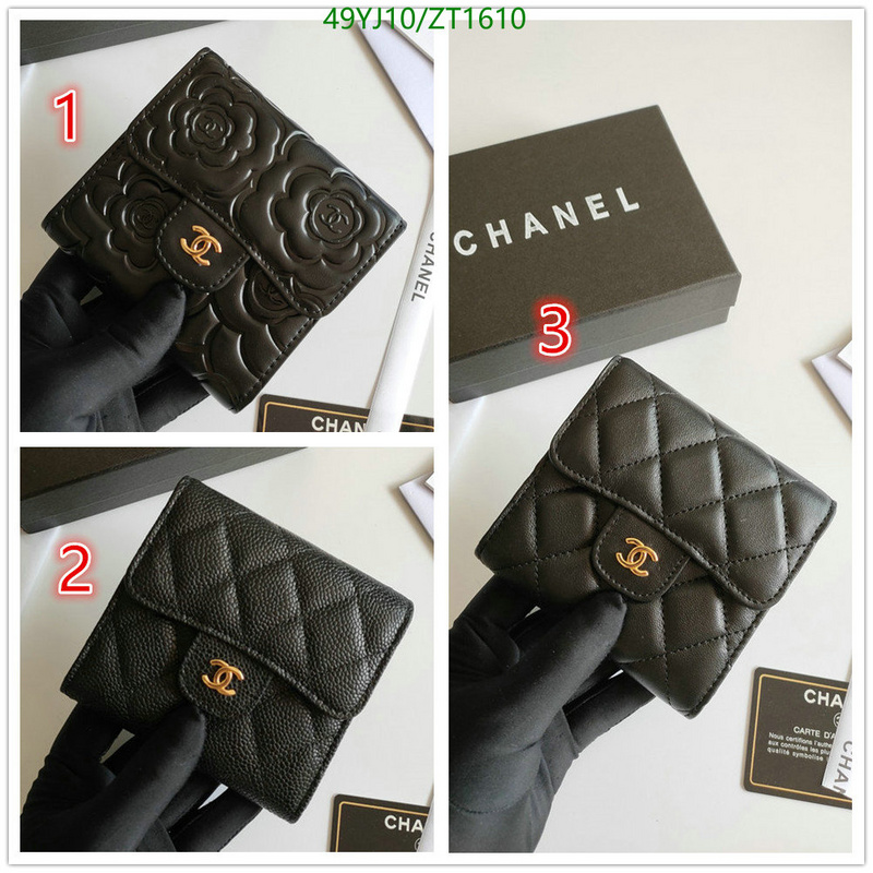 Chanel Bags ( 4A )-Wallet-,Code: ZT1610,$: 49USD