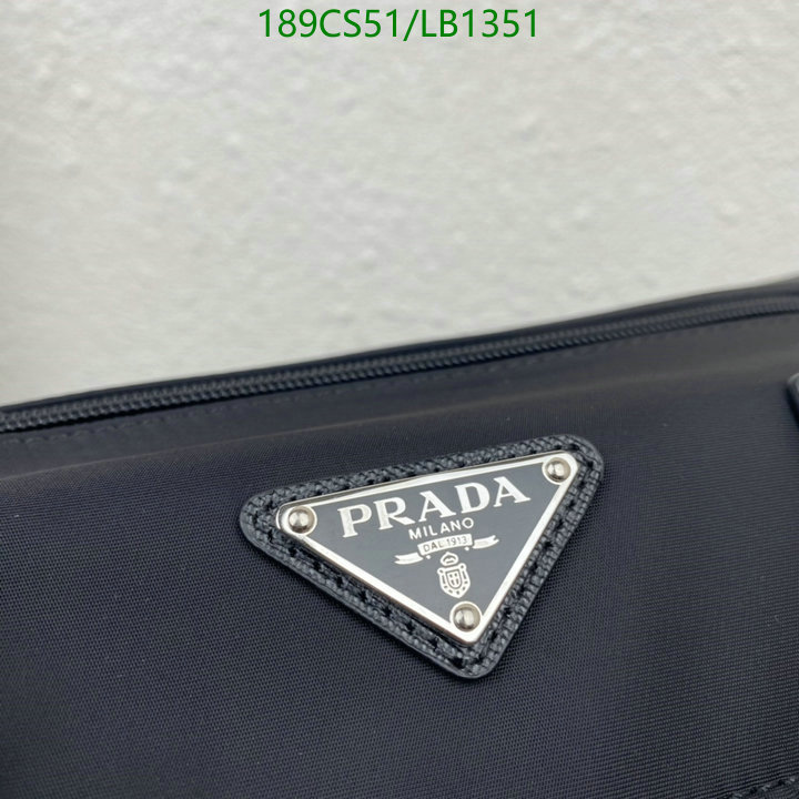 Prada Bag-(Mirror)-Diagonal-,Code: LB1351,$: 189USD