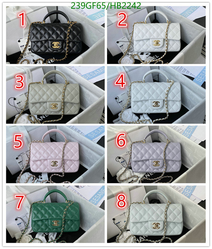 Chanel Bags -(Mirror)-Diagonal-,Code: HB2242,$: 239USD