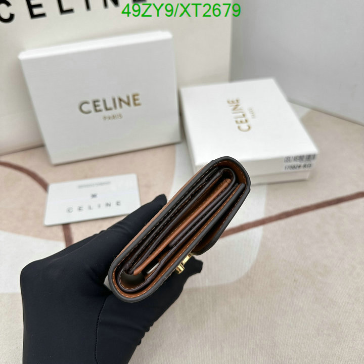 Celine Bag-(4A)-Wallet-,Code: XT2679,$: 49USD