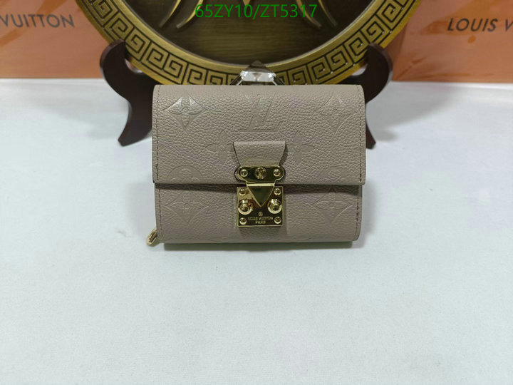 LV Bags-(4A)-Wallet-,Code: ZT5317,$: 65USD