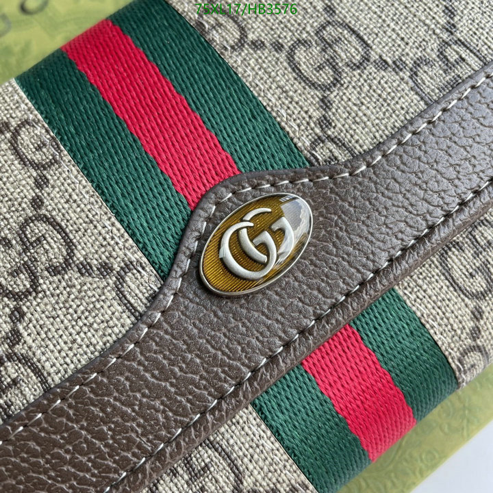 Gucci Bag-(4A)-Diagonal-,Code: HB3576,$: 75USD