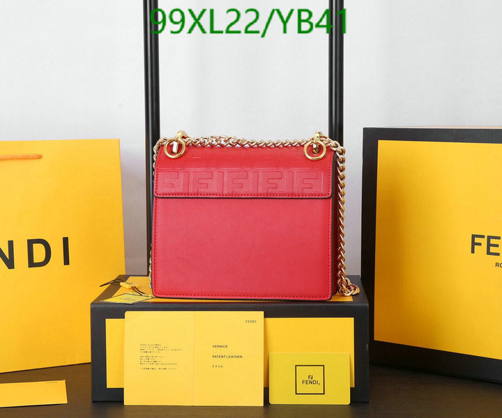 Fendi Bag-(4A)-Diagonal-,Code: YB41,$: 99USD