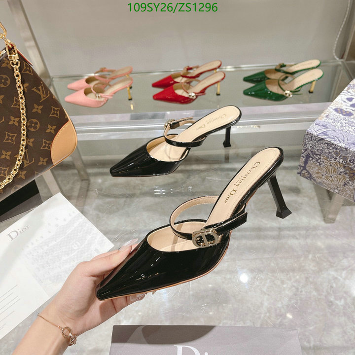 Women Shoes-Dior,Code: ZS1296,$: 109USD