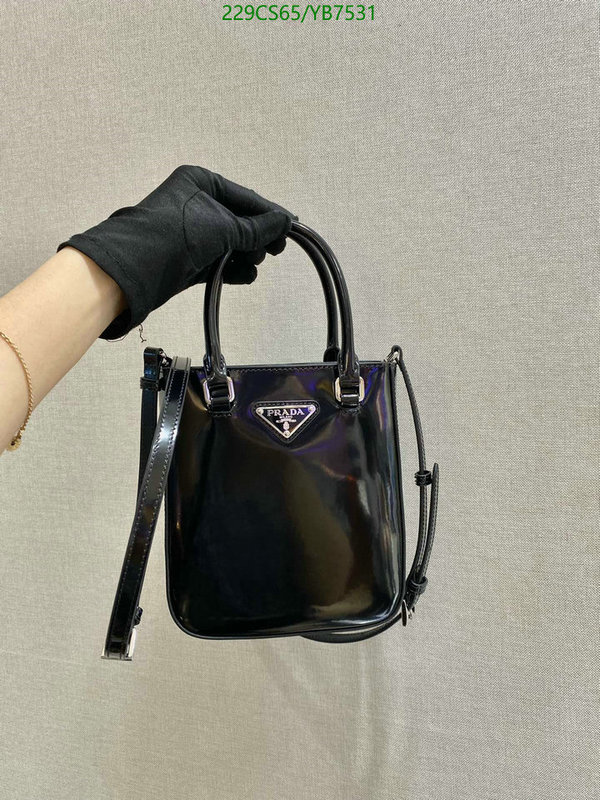 Prada Bag-(Mirror)-Diagonal-,Code: YB7531,$: 229USD