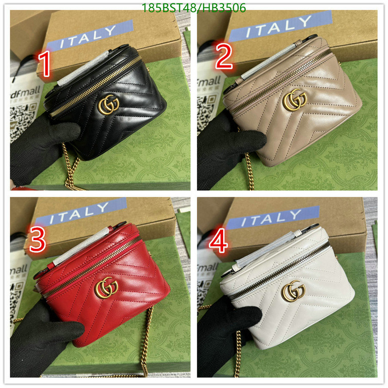 Gucci Bag-(Mirror)-Marmont,Code: HB3506,$: 185USD