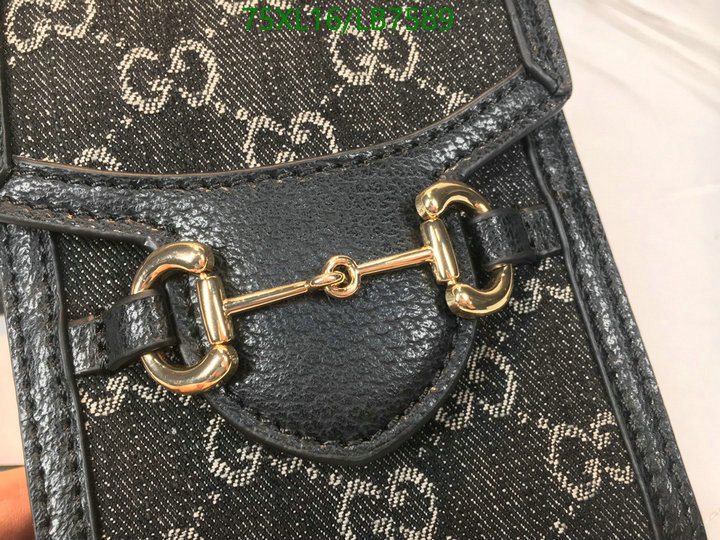 Gucci Bag-(4A)-Horsebit-,Code: LB7589,$: 75USD