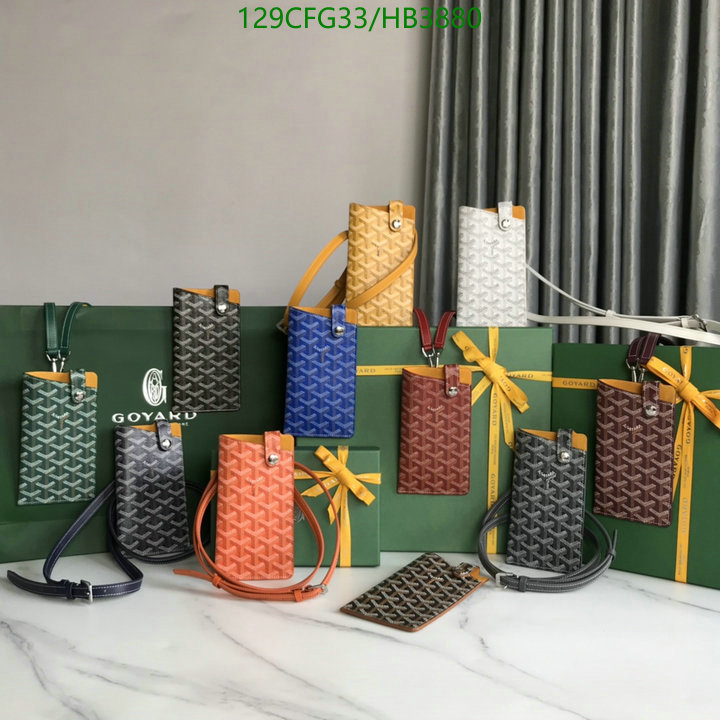 Goyard Bag-(Mirror)-Diagonal-,Code: HB3880,$: 129USD