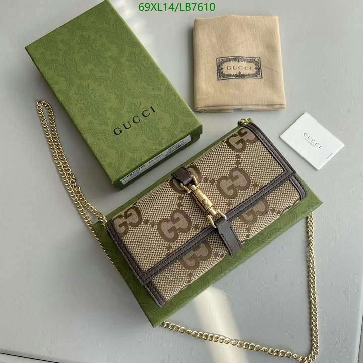 Gucci Bag-(4A)-Diagonal-,Code: LB7610,$: 69USD