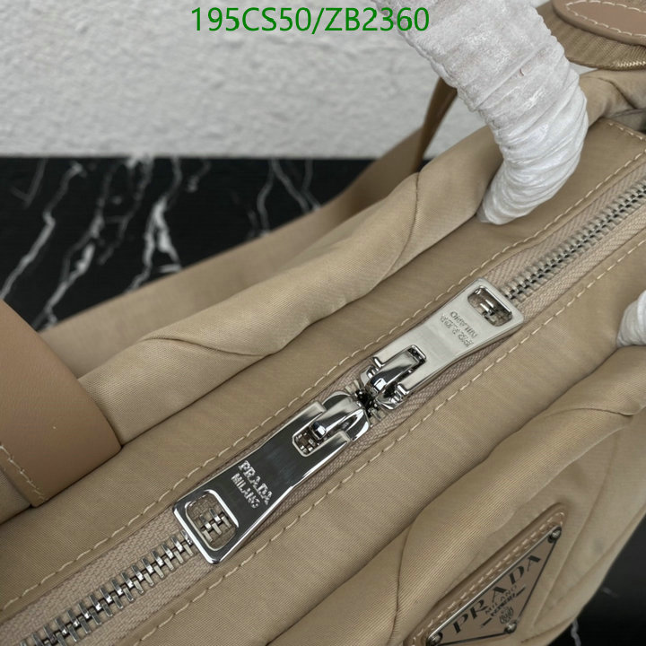 Prada Bag-(Mirror)-Handbag-,Code: ZB2360,$: 195USD