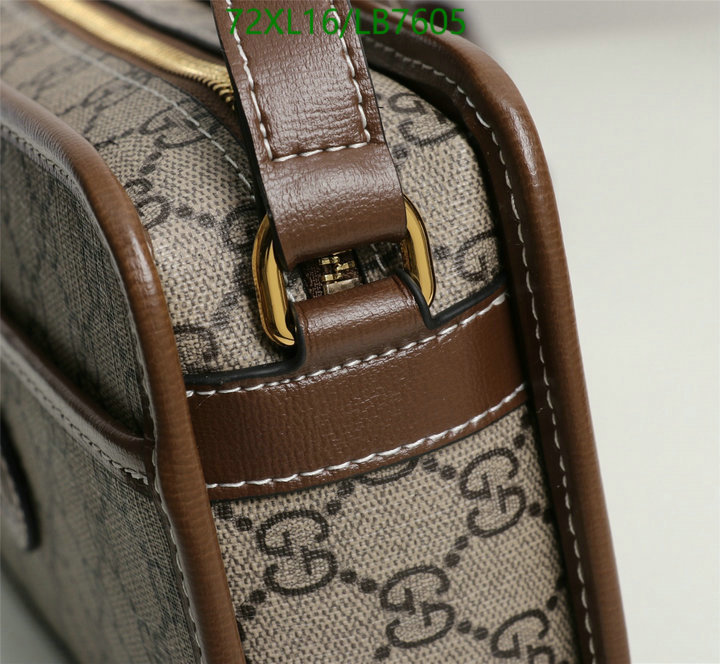 Gucci Bag-(4A)-Diagonal-,Code: LB7605,$: 72USD