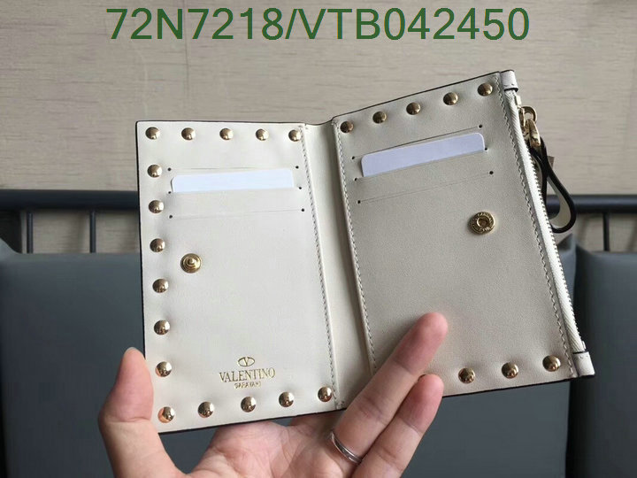 Valentino Bag-(Mirror)-Wallet-,Code: VTB042450,$:72USD