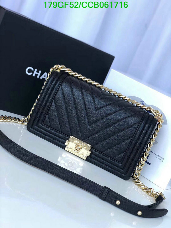 Chanel Bags -(Mirror)-Le Boy,Code: CCB061716,$: 179USD