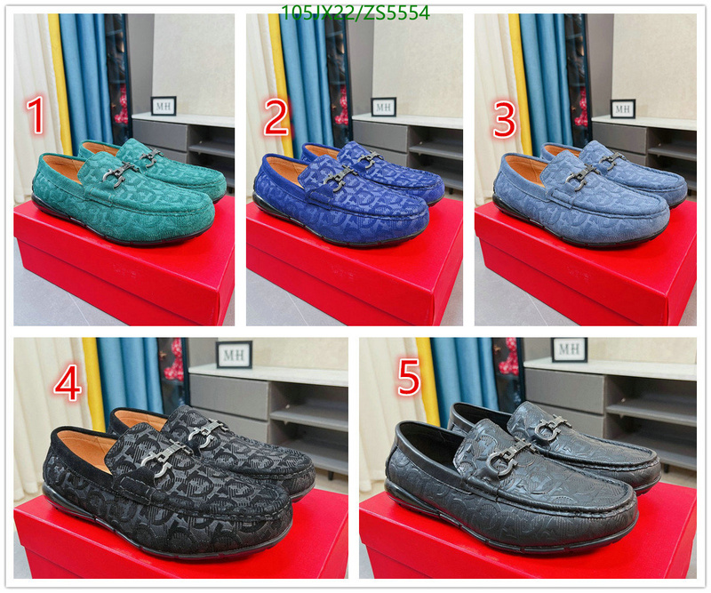 Men shoes-Ferragamo, Code: ZS5554,$: 105USD