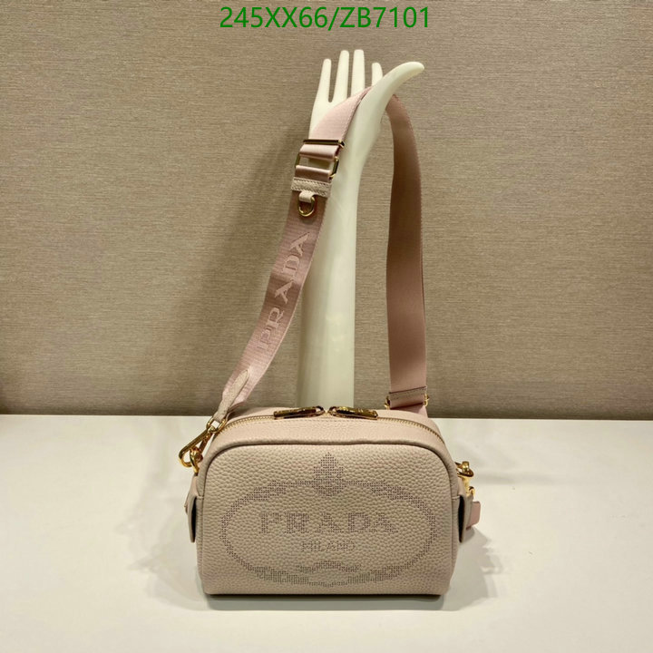 Prada Bag-(Mirror)-Diagonal-,Code: ZB7101,$: 245USD