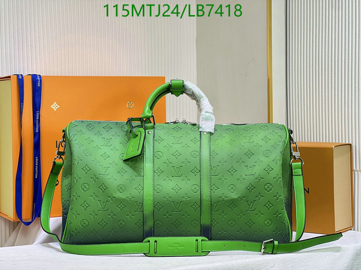 LV Bags-(4A)-Keepall BandouliRe 45-50-,Code: LB7418,$: 115USD