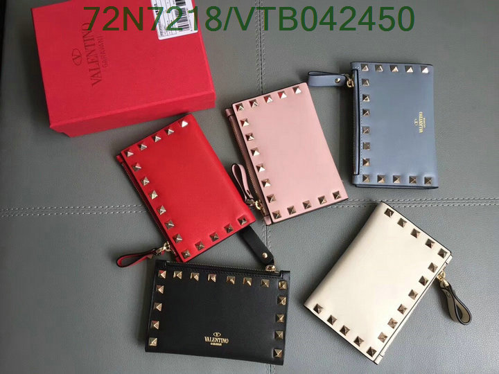 Valentino Bag-(Mirror)-Wallet-,Code: VTB042450,$:72USD