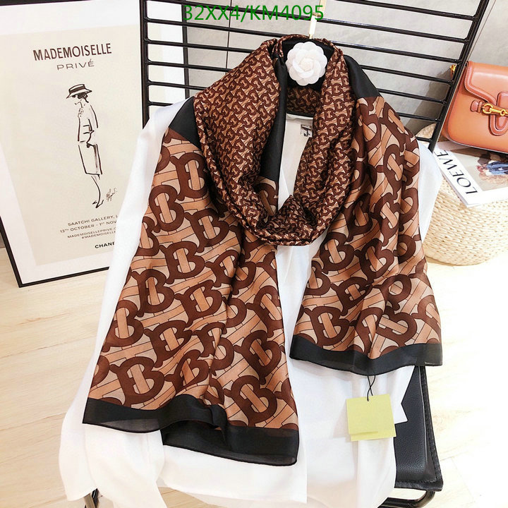 Scarf-Burberry, Code: KM4095,$: 32USD