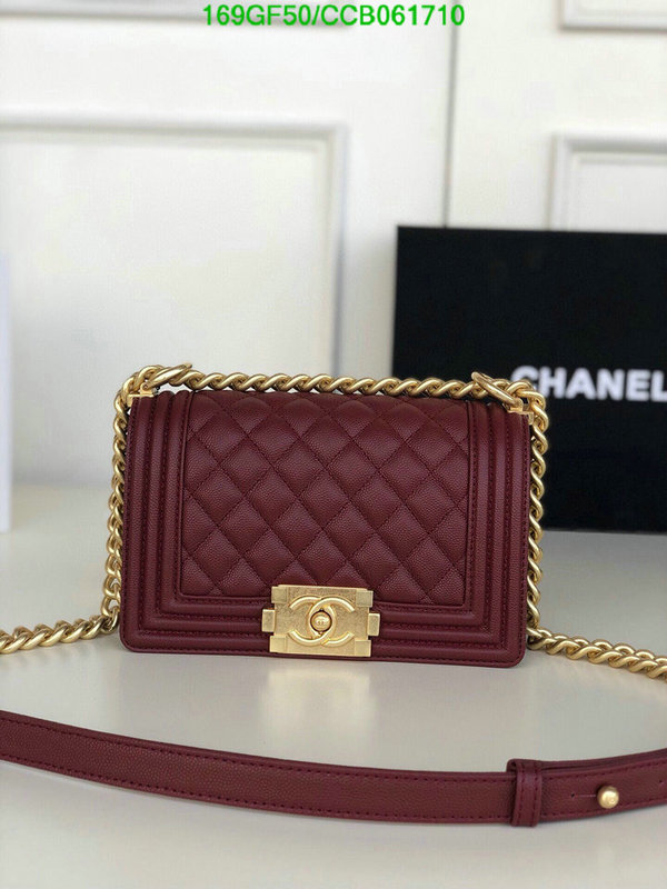 Chanel Bags -(Mirror)-Le Boy,Code: CCB061710,$: 169USD