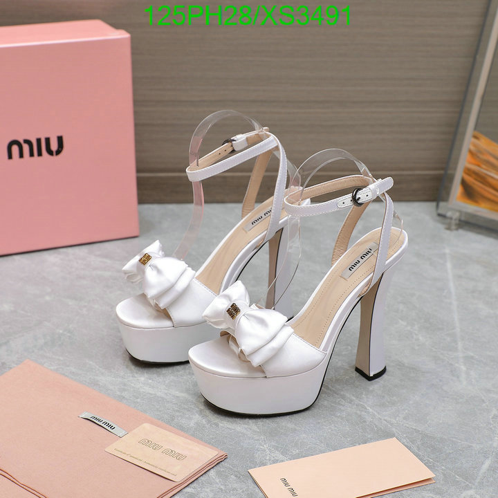 Women Shoes-Miu Miu, Code: XS3491,$: 125USD