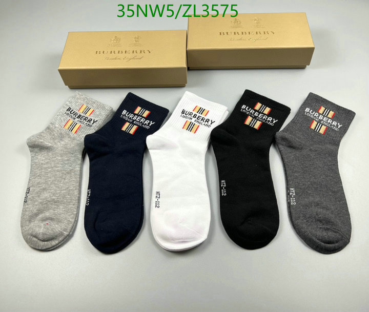 Sock-Burberry, Code: ZL3575,$: 35USD