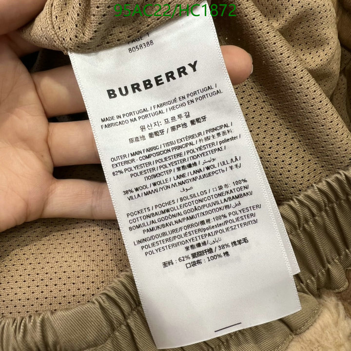 Clothing-Burberry, Code: HC1872,$: 95USD