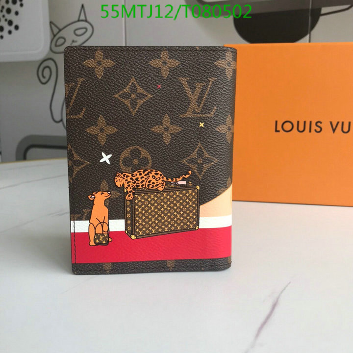 LV Bags-(4A)-Wallet-,Code: T080502,$: 55USD