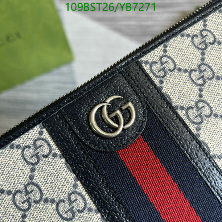 Gucci Bag-(Mirror)-Clutch-,Code: YB7271,$: 109USD