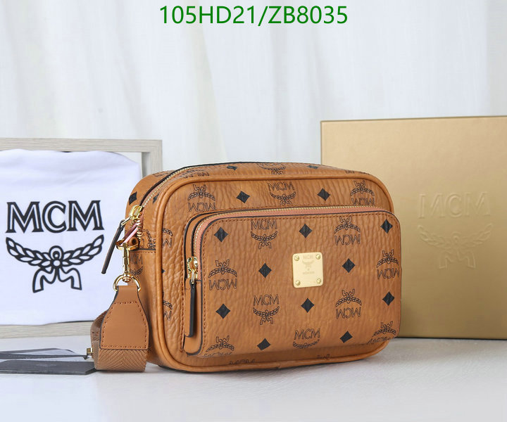 MCM Bag-(Mirror)-Diagonal-,Code: ZB8035,$: 105USD