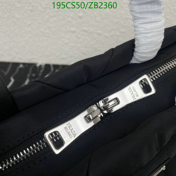 Prada Bag-(Mirror)-Handbag-,Code: ZB2360,$: 195USD