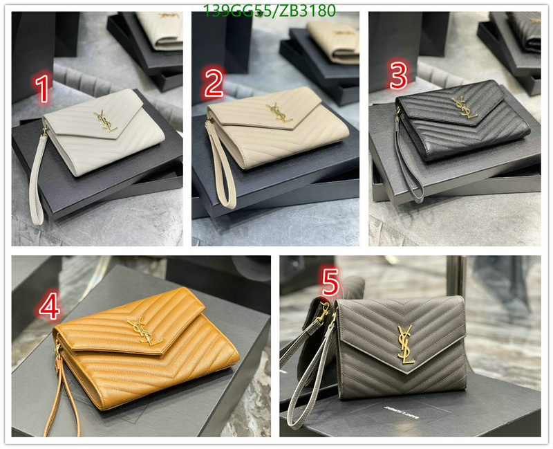 YSL Bag-(Mirror)-Clutch-,Code: ZB3180,$: 139USD