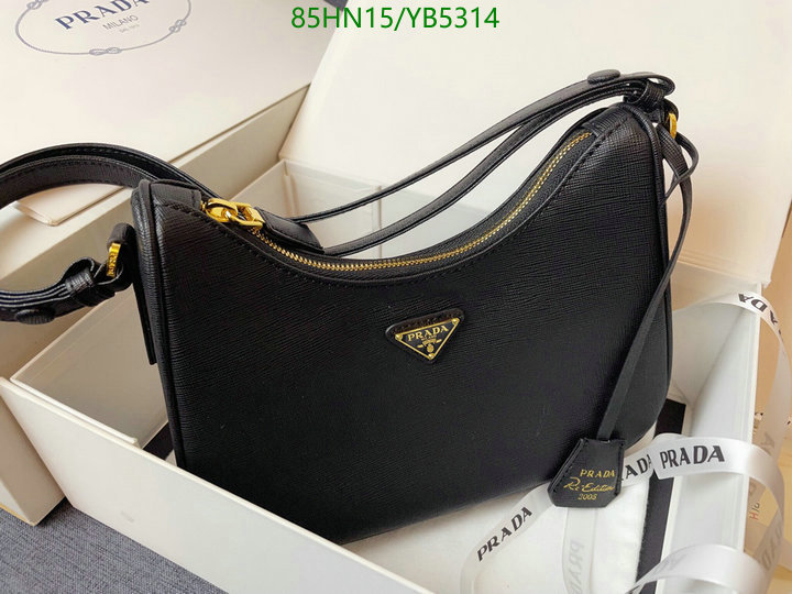 Prada Bag-(4A)-Re-Edition 2000,Code: YB5314,$: 85USD