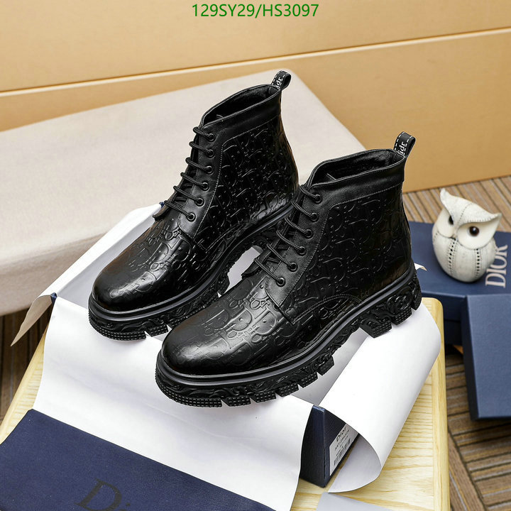 Men shoes-Boots, Code: HS3097,$: 129USD