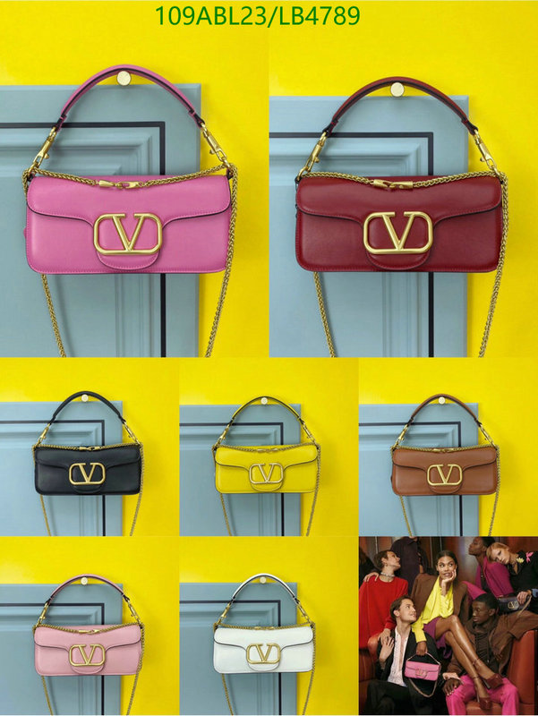 Valentino Bag-(4A)-LOC-V Logo ,Code: LB4789,$: 109USD