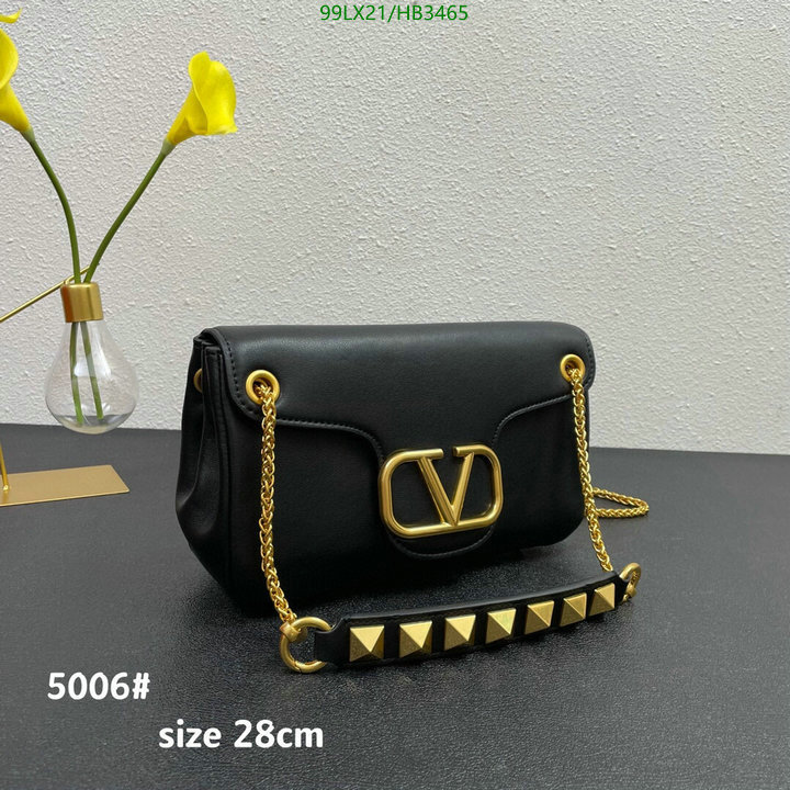 Valentino Bag-(4A)-LOC-V Logo ,Code: HB3465,$: 99USD