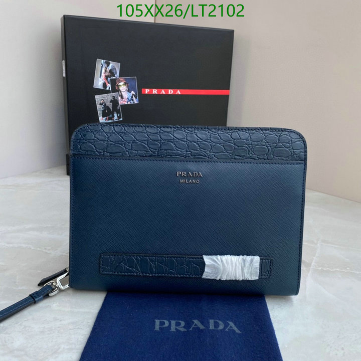 Prada Bag-(Mirror)-Wallet-,Code: LT2102,$: 105USD