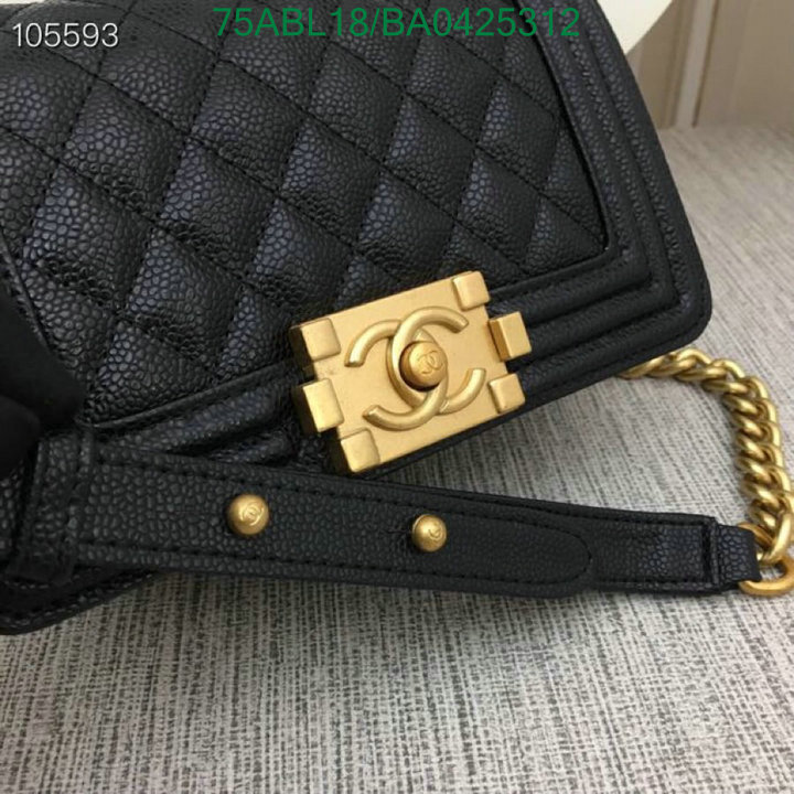 Chanel Bags ( 4A )-Le Boy,Code: BA04252312,$: 75USD