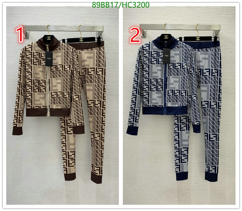 Clothing-Fendi, Code: HC3200,$: 89USD