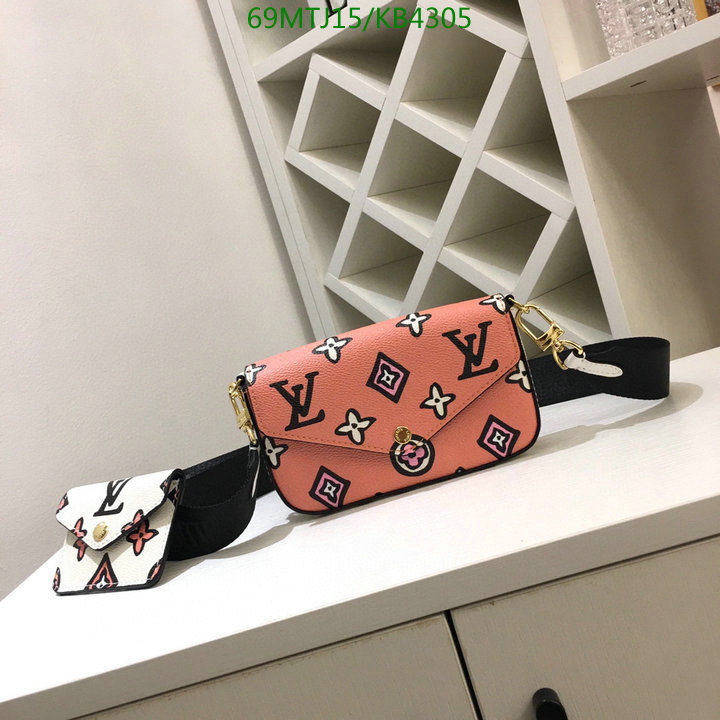 LV Bags-(4A)-New Wave Multi-Pochette-,Code: KB4305,$: 69USD