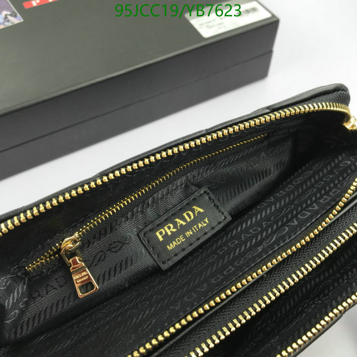 Prada Bag-(4A)-Diagonal-,Code: YB7623,$: 95USD