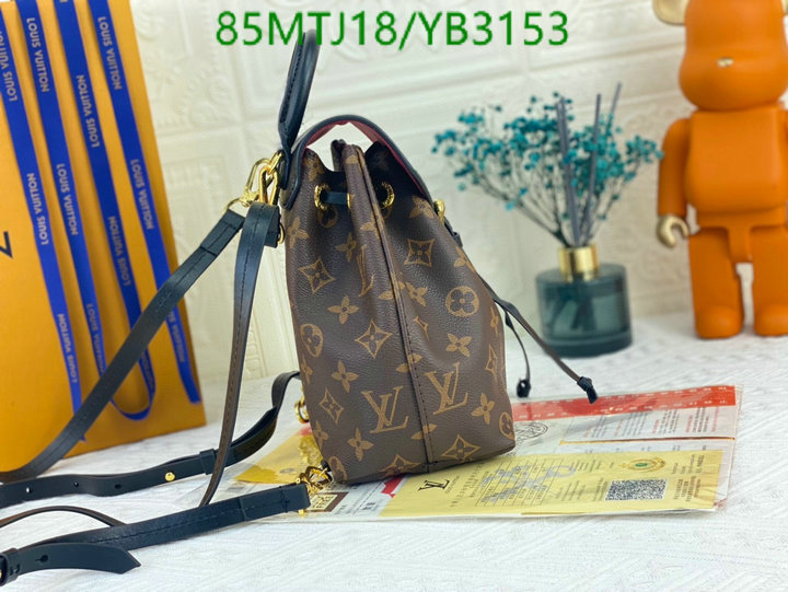 LV Bags-(4A)-Backpack-,Code: YB3153,$: 85USD