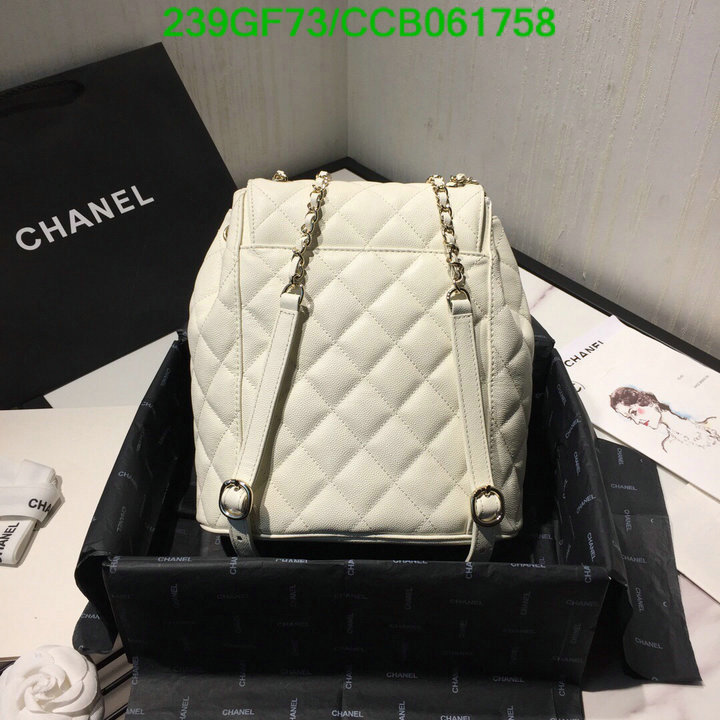 Chanel Bags -(Mirror)-Backpack-,Code: CCB061758,$: 239USD